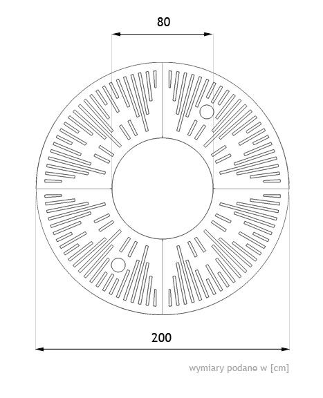 architectural engineering drawing of the 11.064 tree grille