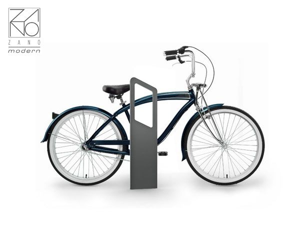 Modern and functional bicycle rack- provide a safe place for cyclists and prevent theft