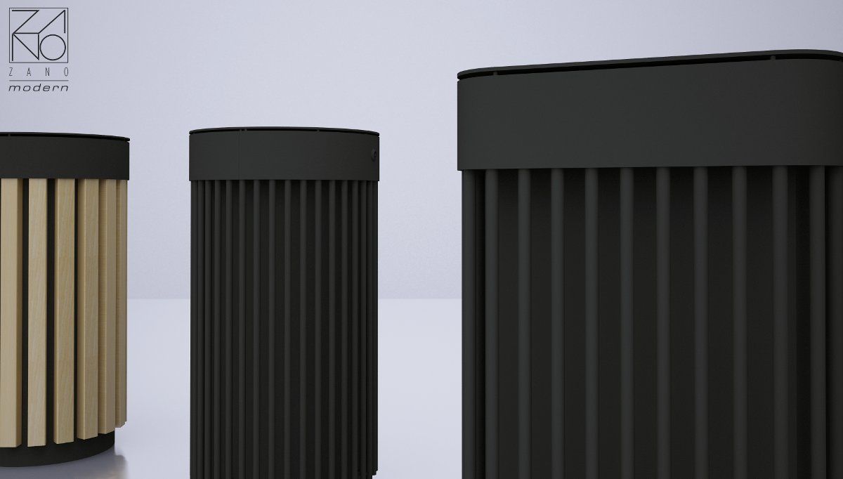 Metal litter bins- durable and classic styled