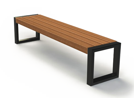 modern benches without backrest