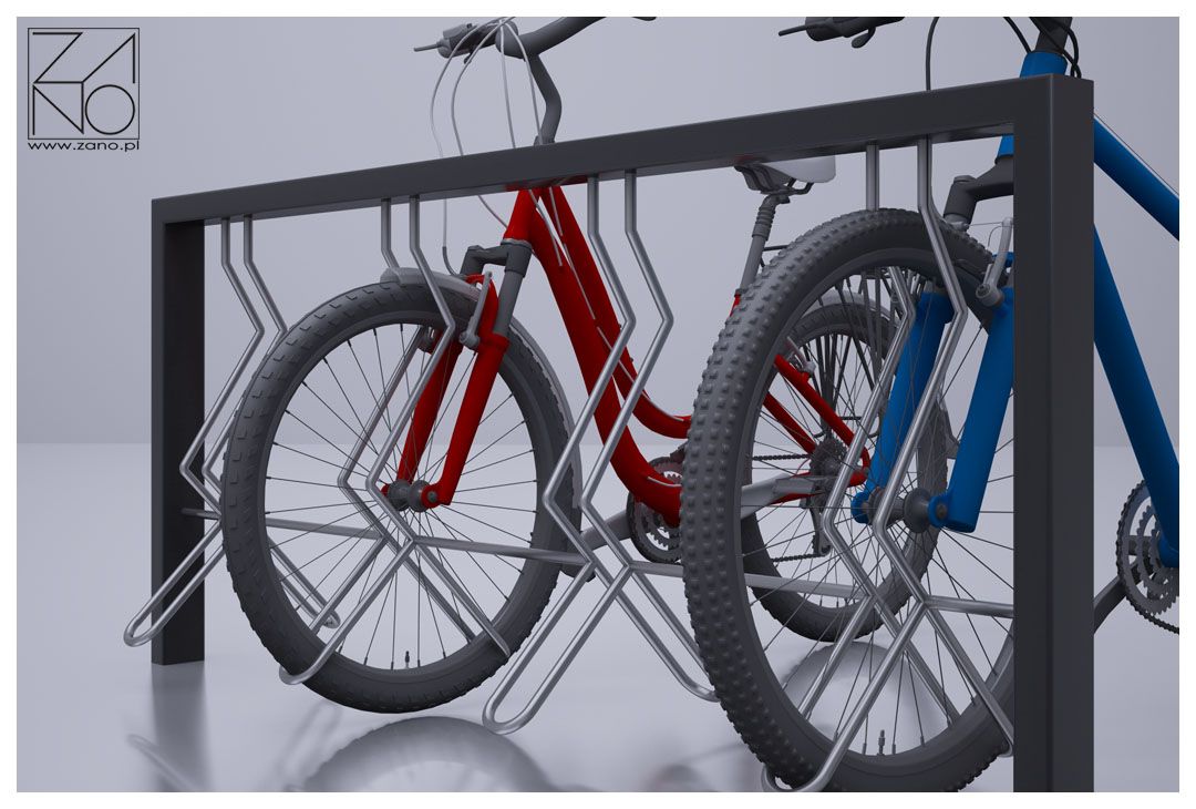 carbon steel bike racks for every city surroundings