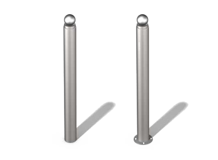 stainless steel bollards with decorative elements