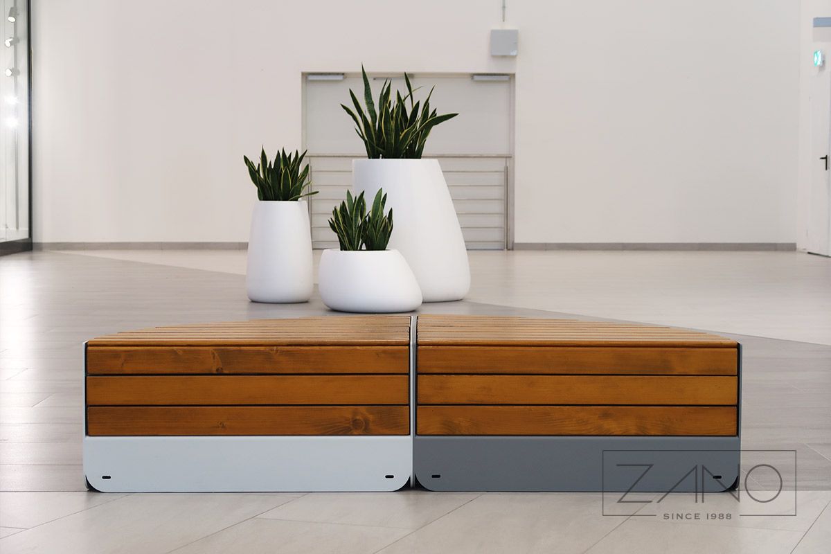 Modular Indoor benches by ZANO Street Furniture