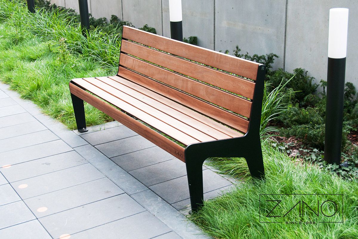 modern bench for modern architecture