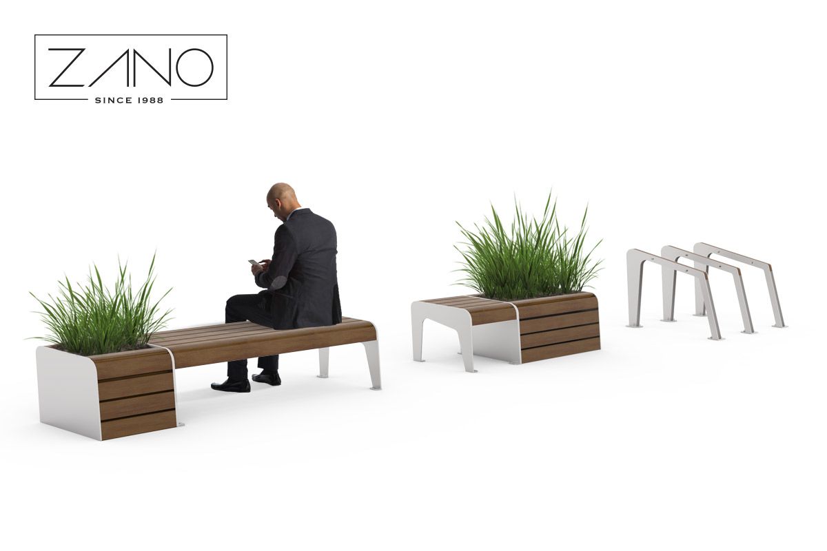 Soft street furniture product line by ZANO
