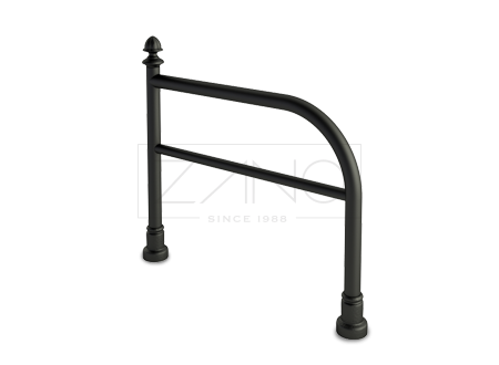 simple bicycle rack based on bollard