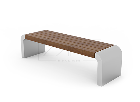 Modern, durable stainless steel benches