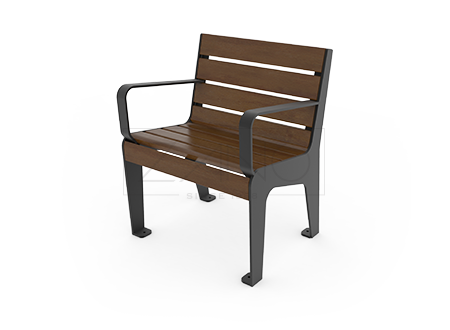 Street furniutre one person outdoor armchair