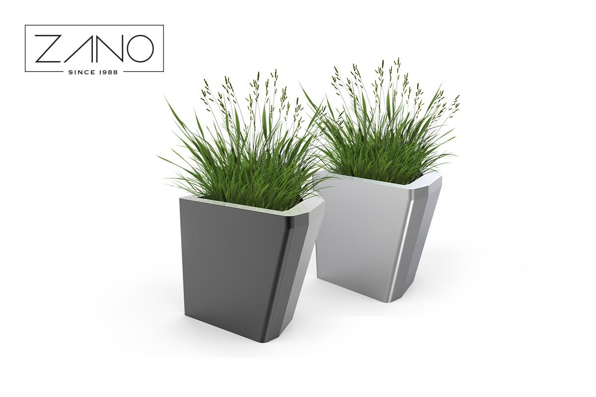 Scandik 90 degrees angle planters - carbon steel and stainless steel