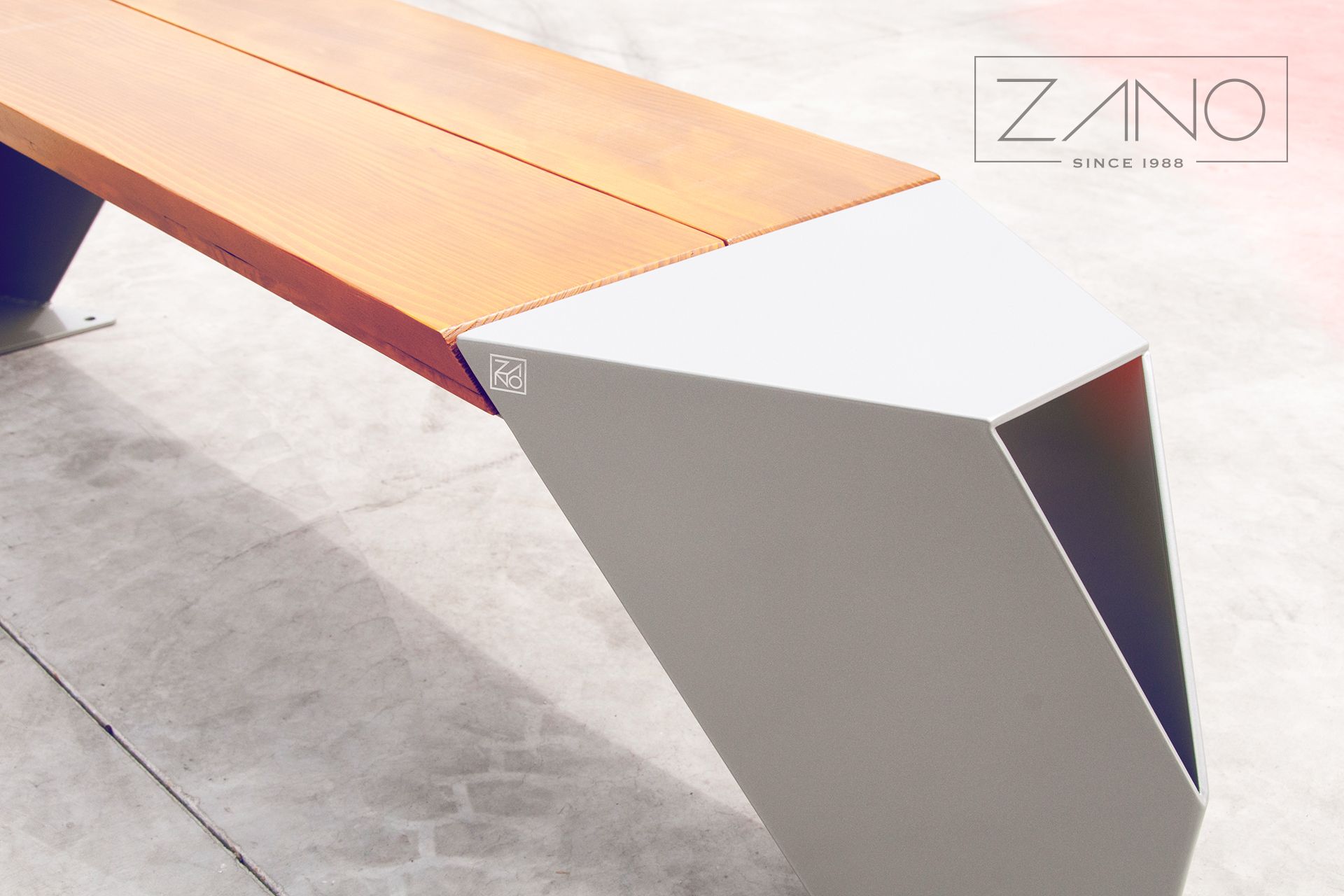 Contemporary street furniture made in Poland