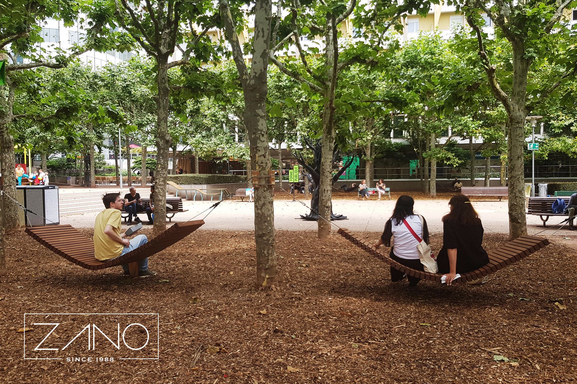 Urban, park hammocks by ZANO Street Furniture