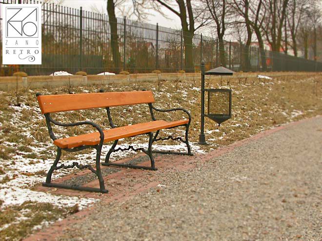 street furniture, benches, litter bins